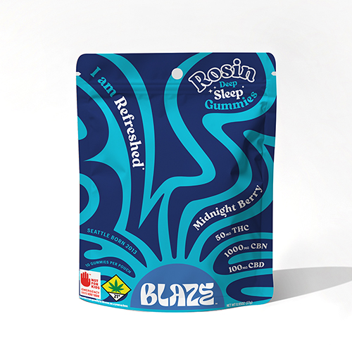 Blue Raspberry 2:2:1 CBN:CBD:THC- 10x 300mg- Blaze