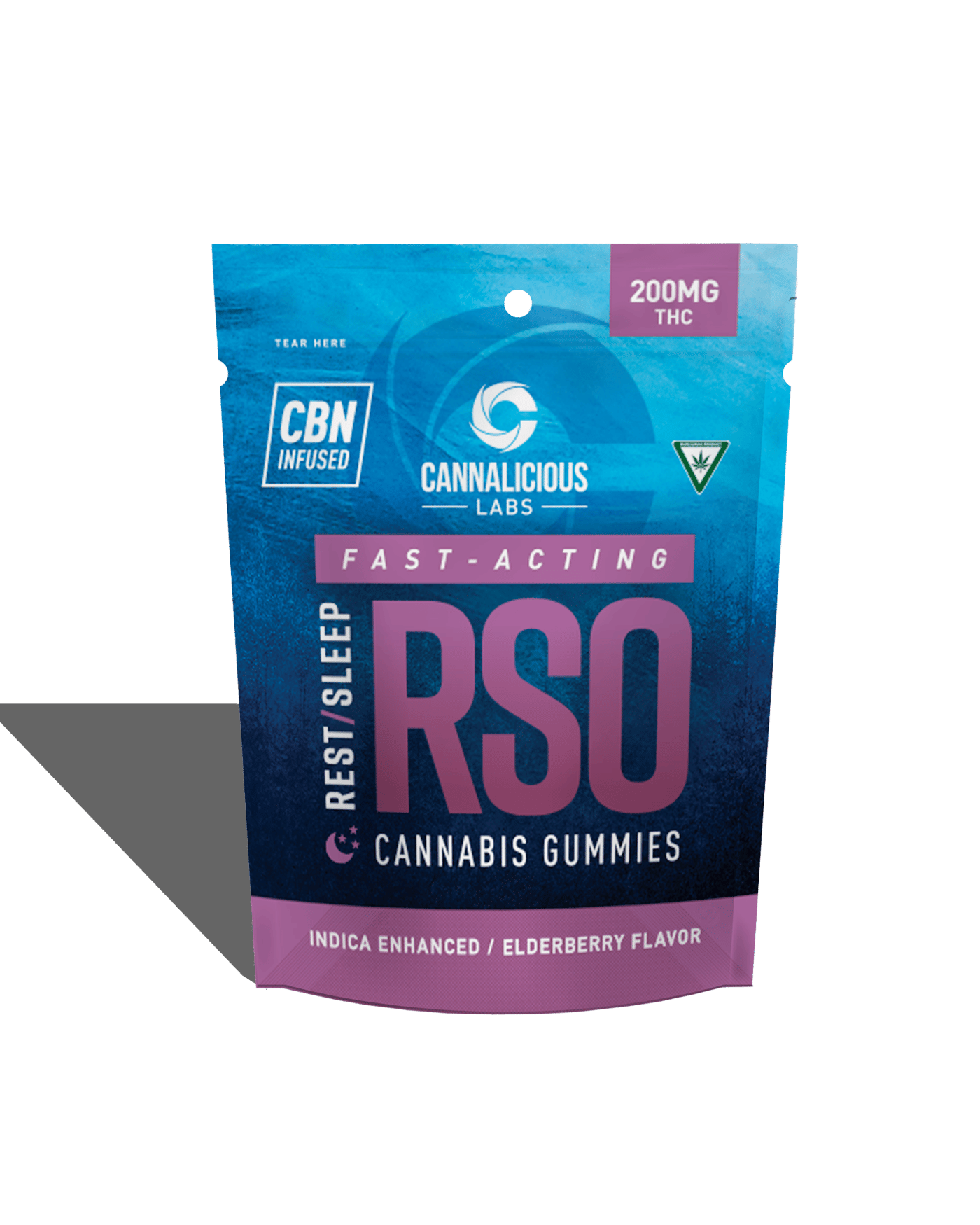 Rest/Sleep Elderberry RSO Gummies | 200mg