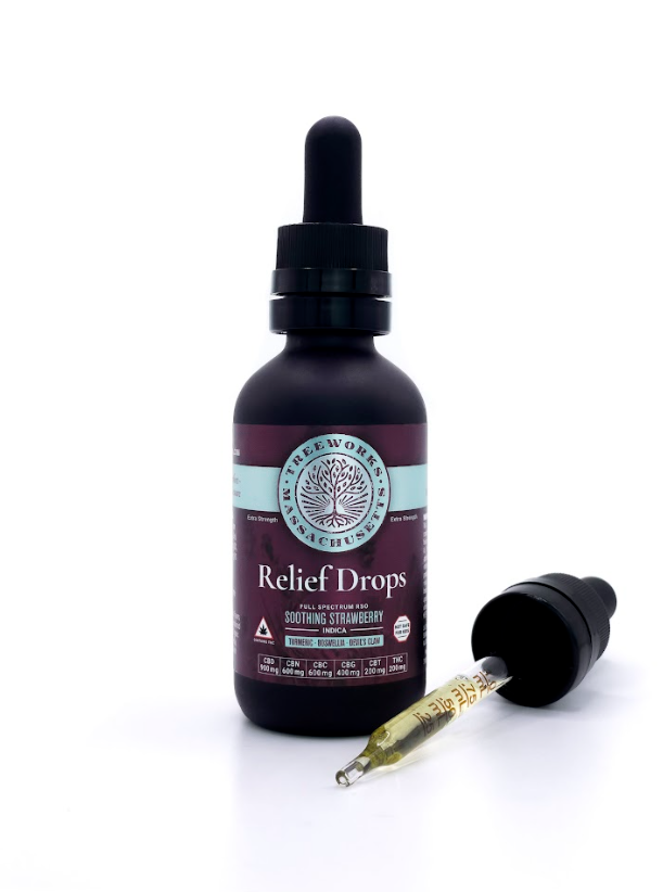 Relief Drops - Indica - 2900mg TAC (900mg CBD | 600mg CBN | 600mg CBC | 400mg CBG | 200mg CBT | 200mg THC)