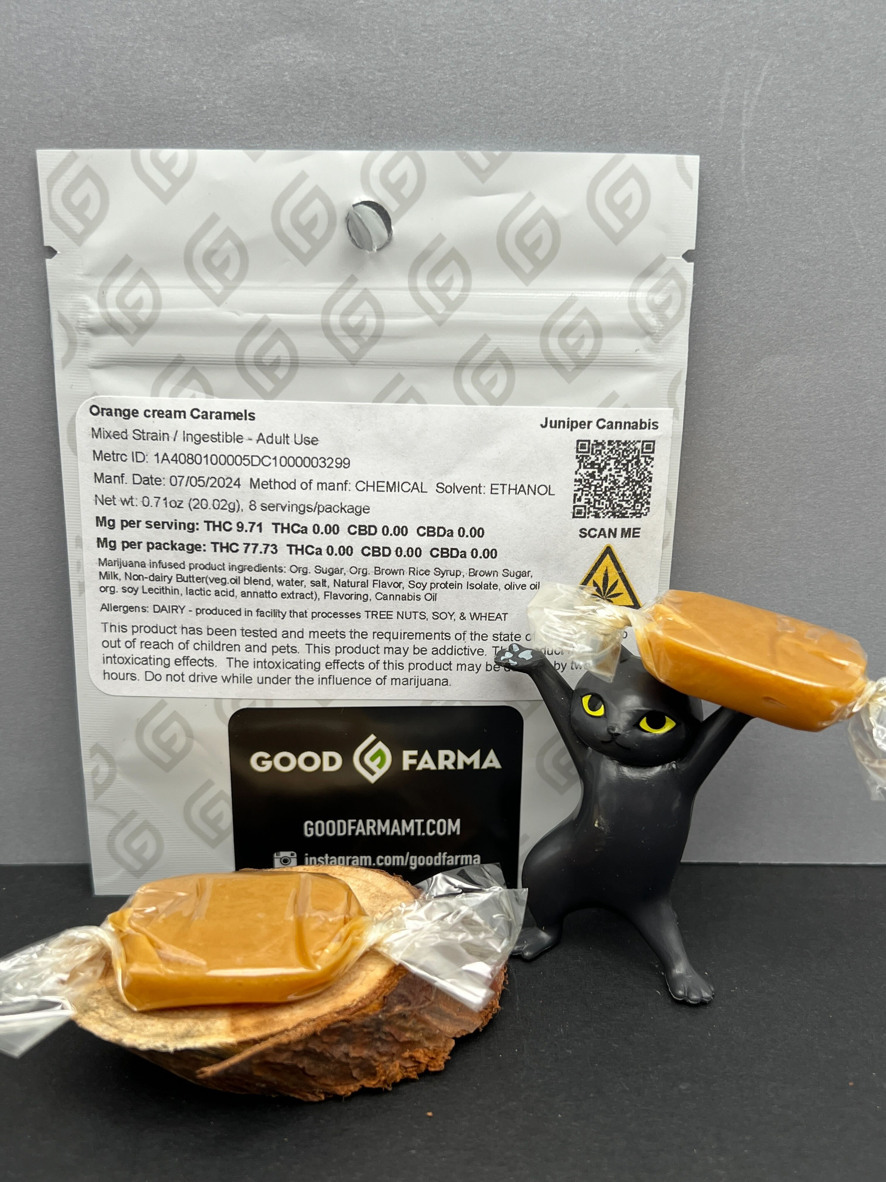 2pk Orange Cream Caramels