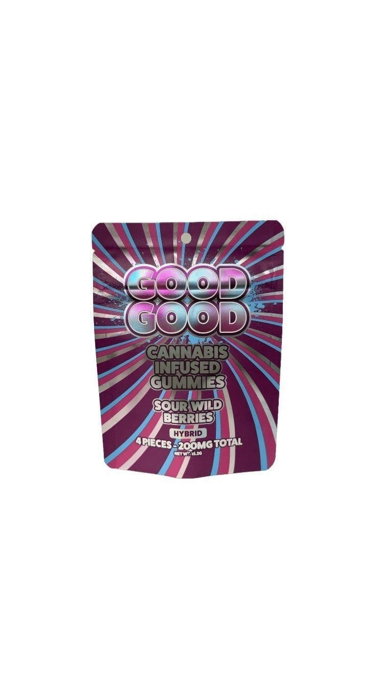GOOD GOOD | Edible | Gummies | Sour Wild Berries | 200mg