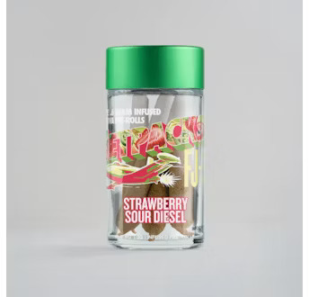Jetpacks | FJ-3 Infused Pre-Roll 5pk Strawberry Sour Diesel (S) at