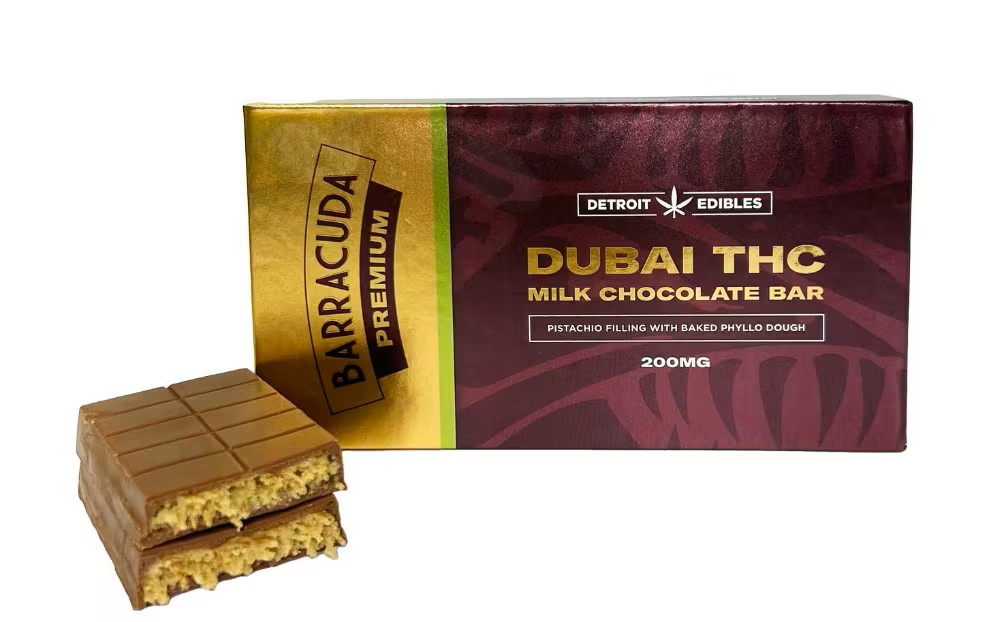 Dubai Chocolate Barracuda Bar 200mg