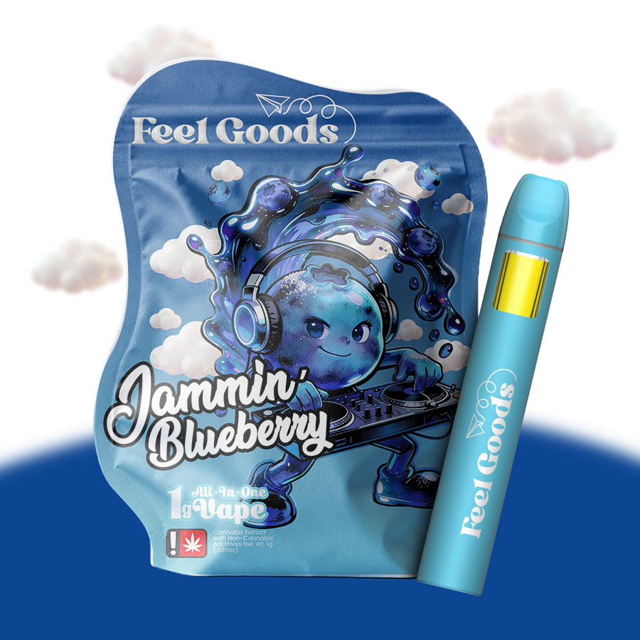 Jammin Blueberry Flavored - All In One - Feel Goods