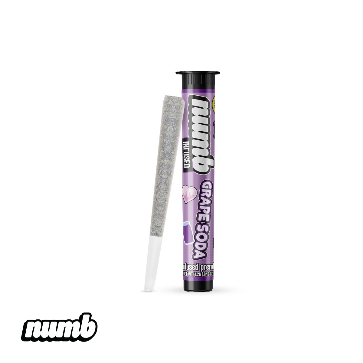 Numb Snowcap Infused Pre-Roll | Grape Soda