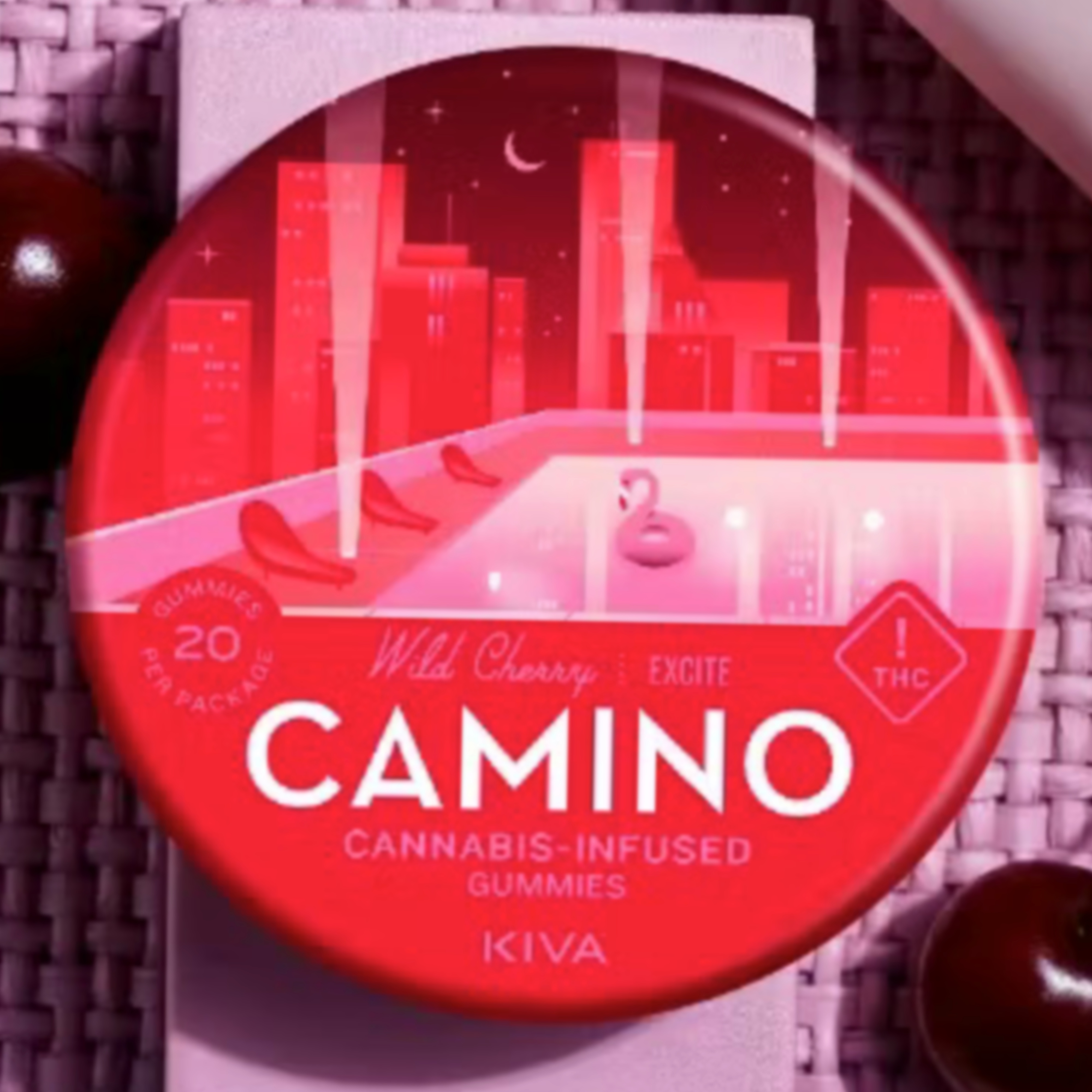 Camino 'Excite' Wild Cherry Gummies [20pk]