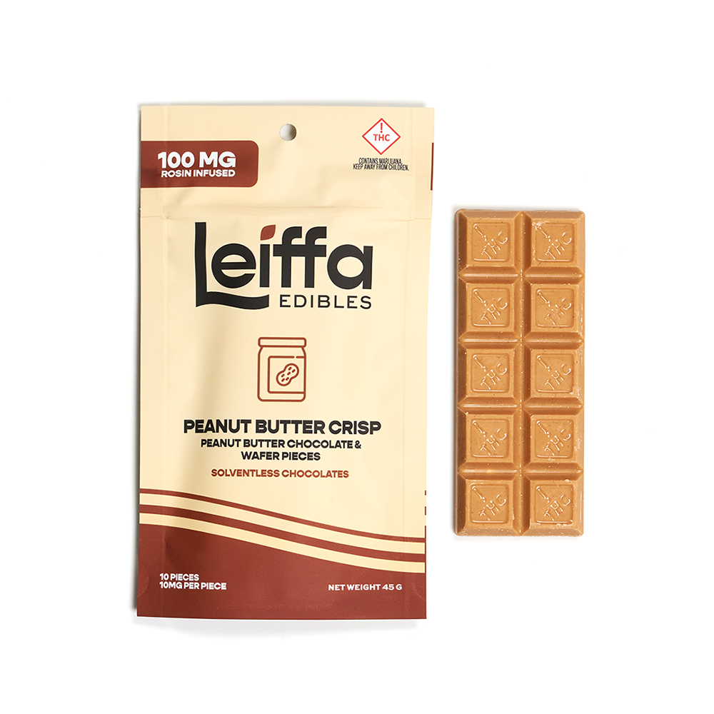 Solventless Chocolate - Peanut Butter Crisp - 100mg