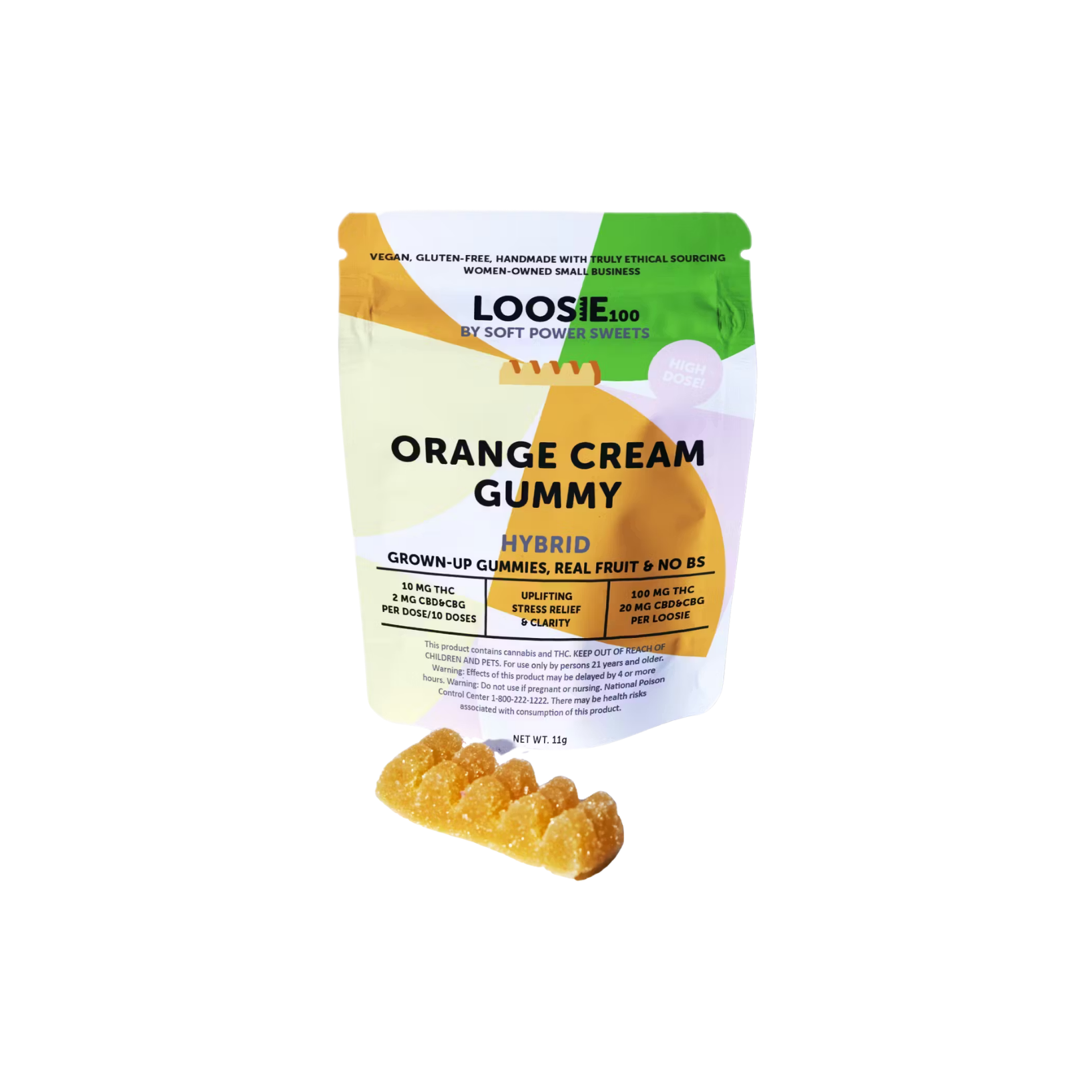 Orange Cream Thc Cbd&cbg Gummy