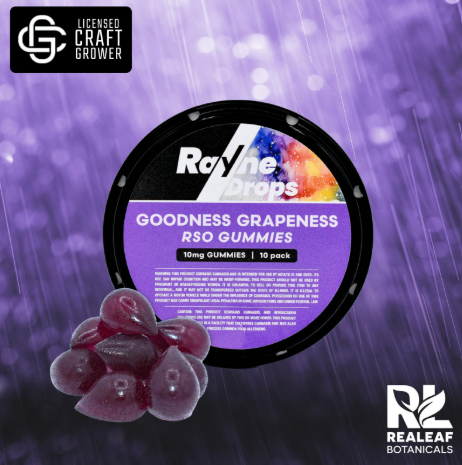 Rso Goodness Grapeness Gummies 10pk