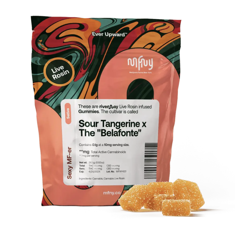 Gummies | Sour Tangerine x The Belafonte (S) | 10mg | Live Rosin | MFNY
