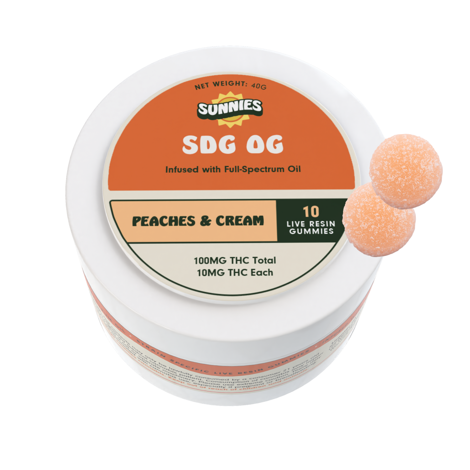 Resin Sdg Og Peaches Cream