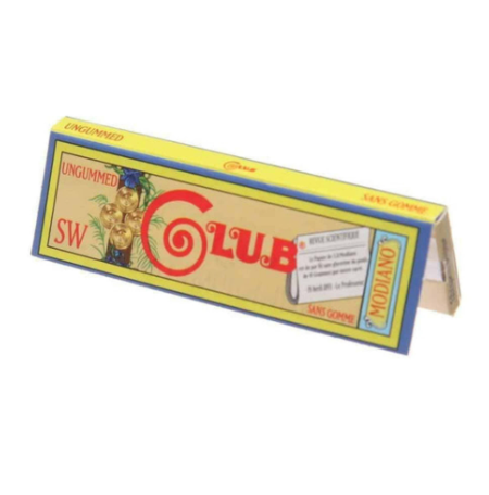 CLUB MODIANO Single Wide Rolling Papers (UNGUMMED)