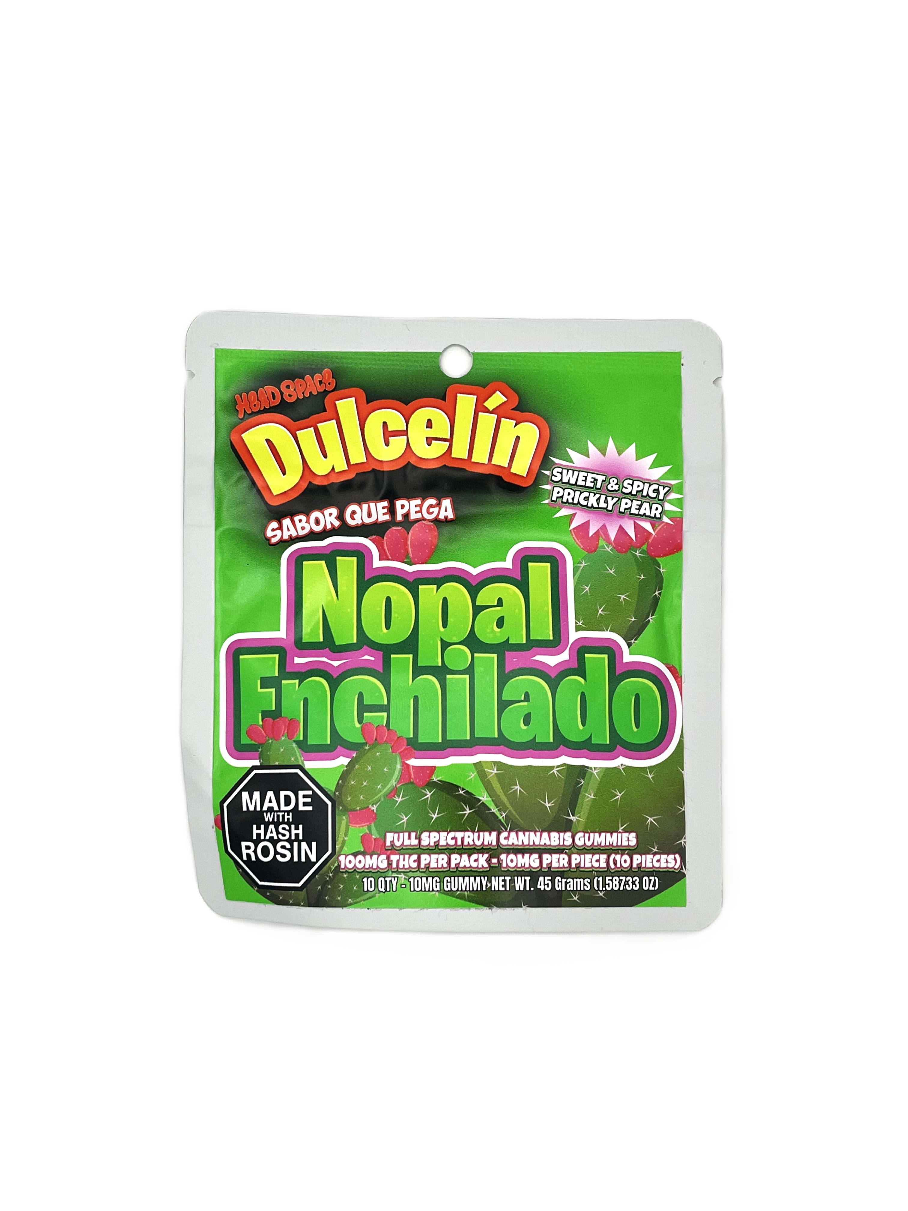 Nopal Enchilado (Prickly Pear) Hash Rosin Gummies | 100mg