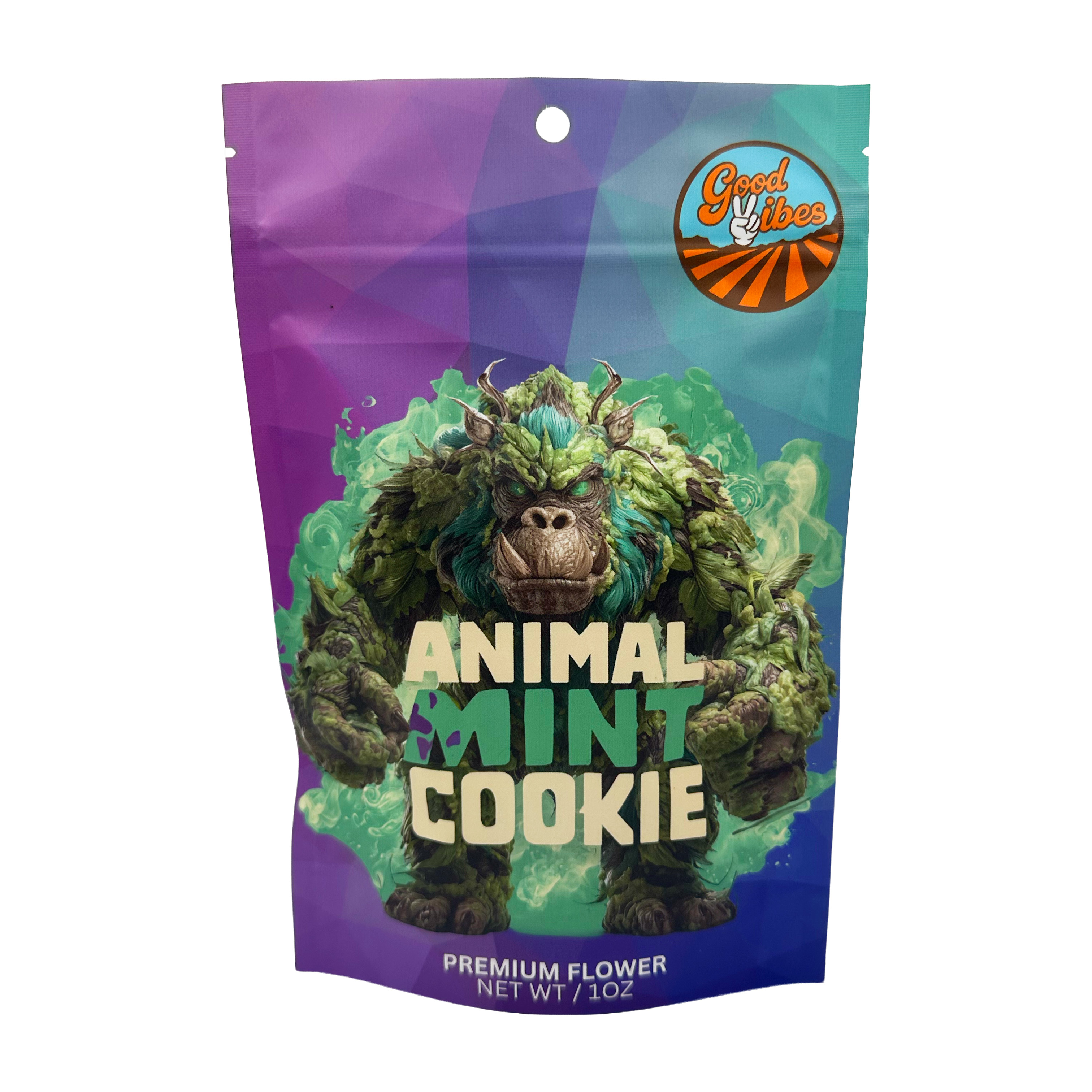 Good Vibes | 28g Prepackaged Flower | Animal Mint Cookie