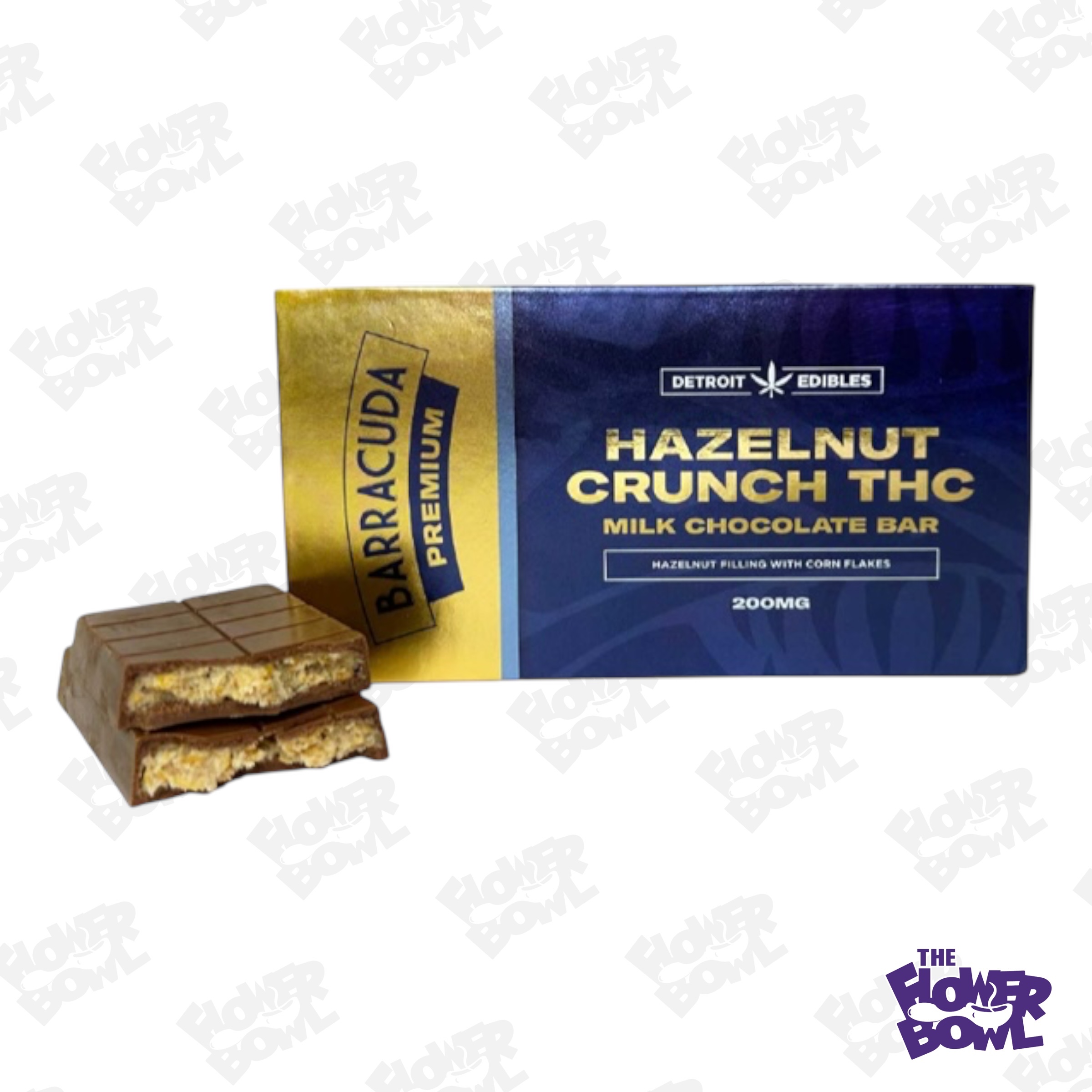 Barracuda: Hazelnut Crunch 200MG Premium Chocolate Bar
