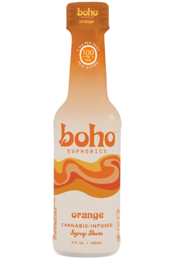 BOHO Euphorics - Orange - 100mg/5oz - THC Drink