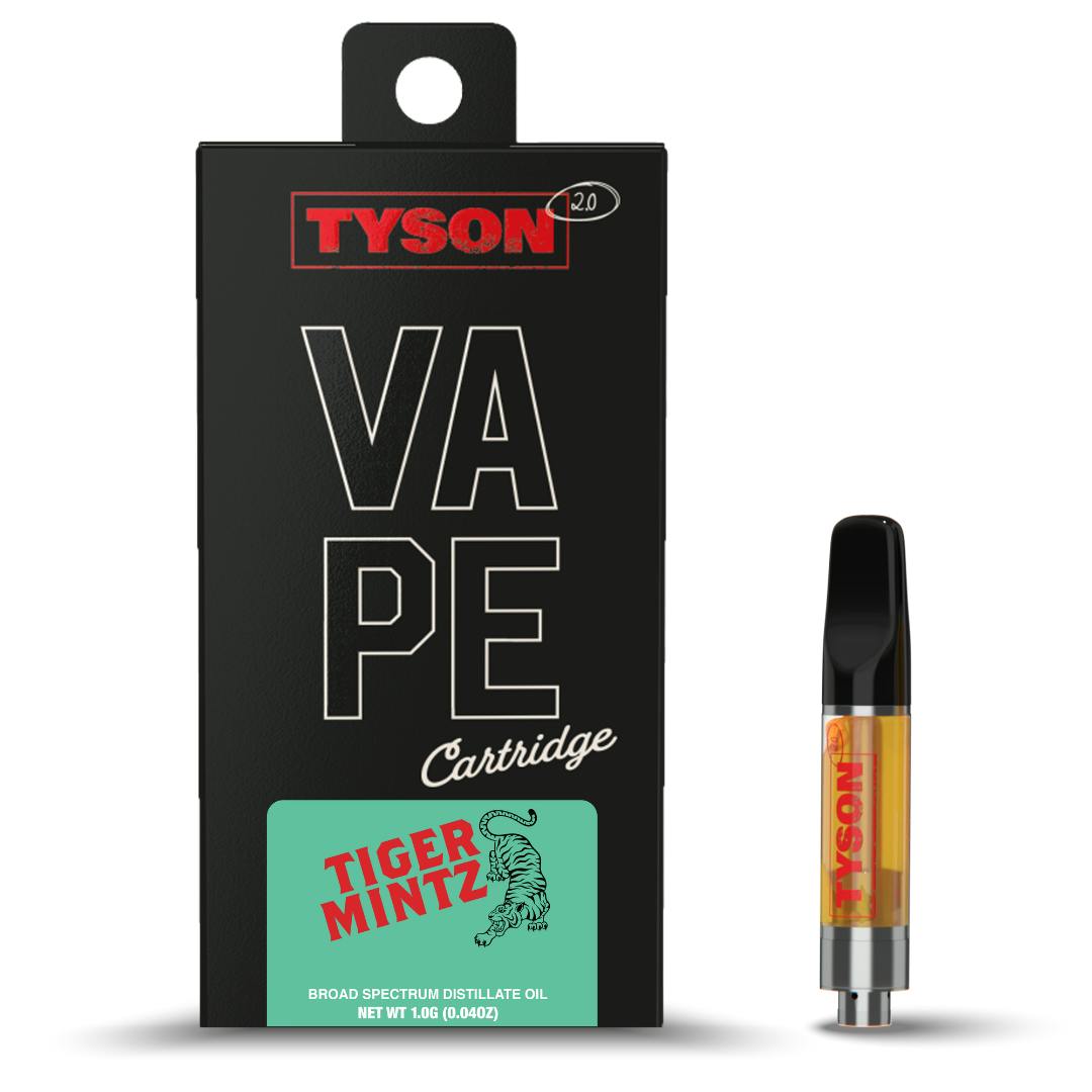 Tyson 2.0 | Tiger Mintz | Vape Cart | 1g | Hybrid