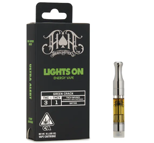 Heavy Hitters Green Crack Sativa THCV Cart