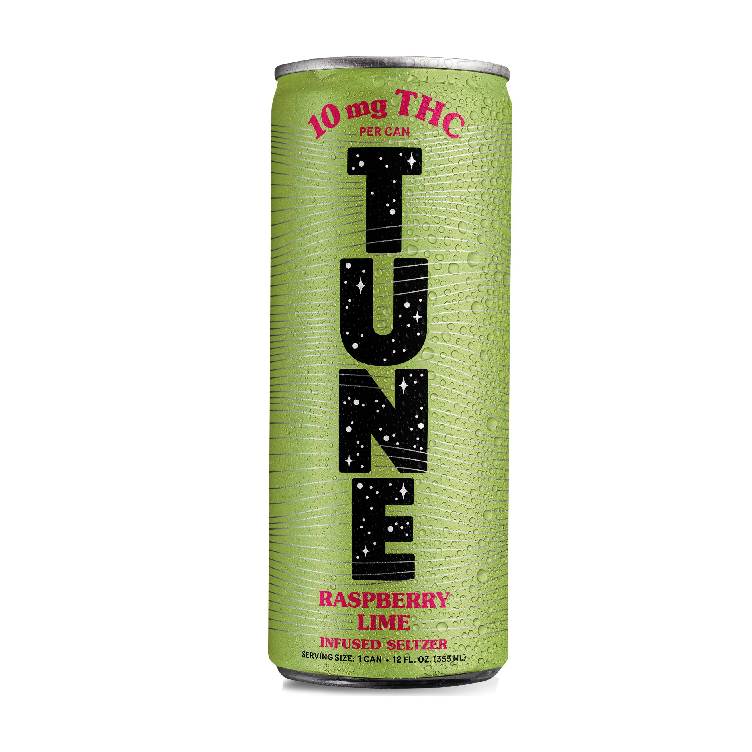Tune - Raspberry Lime Infused Seltzer Single - 10mg