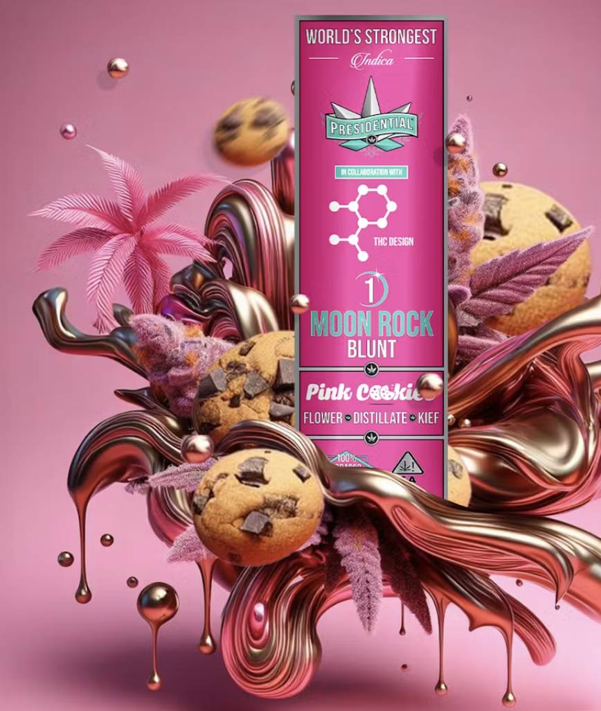 Pink Cookies | Moonrocks Infused Blunt | 1.5g