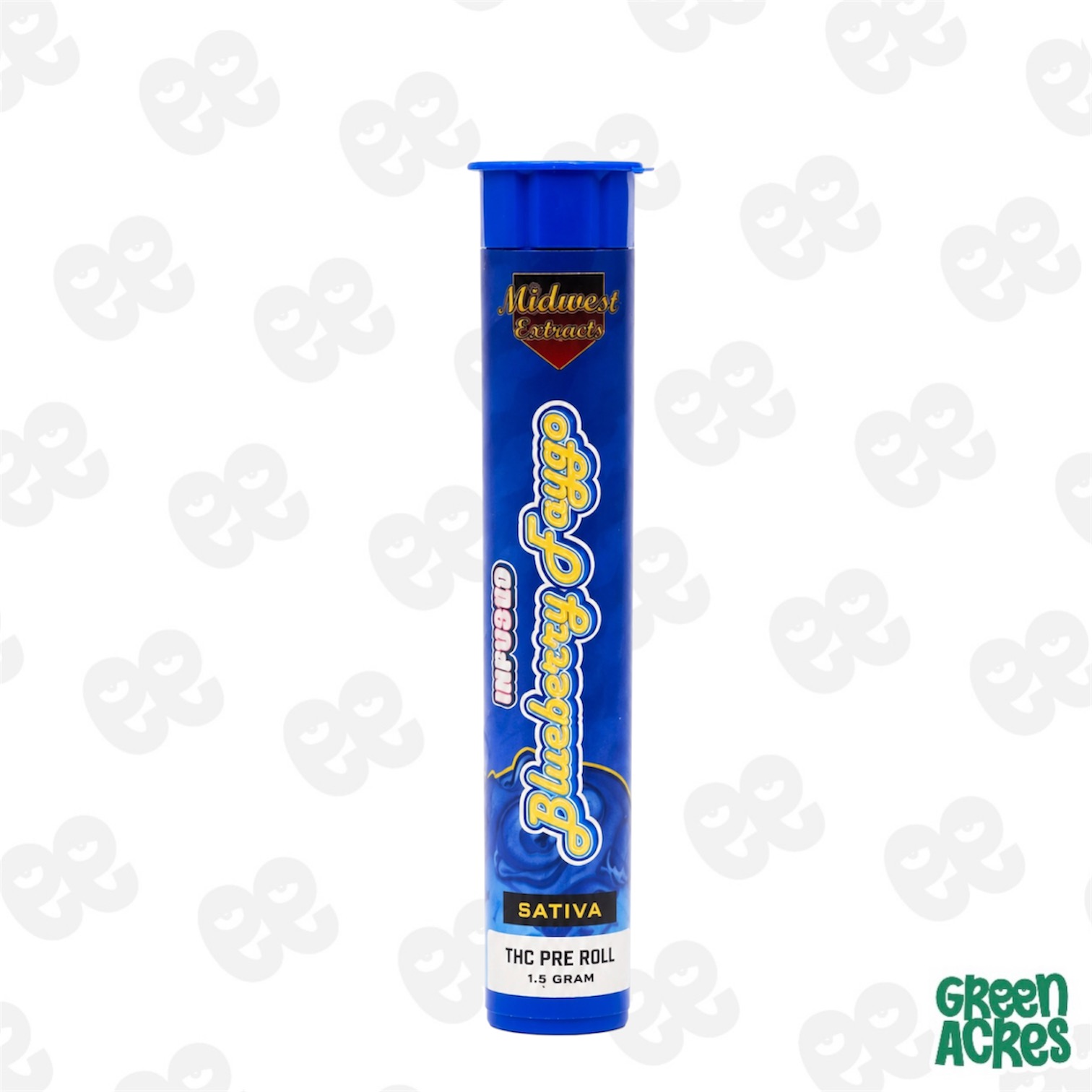 Midwest: Blueberry Faygo 1.2G Infused Preroll