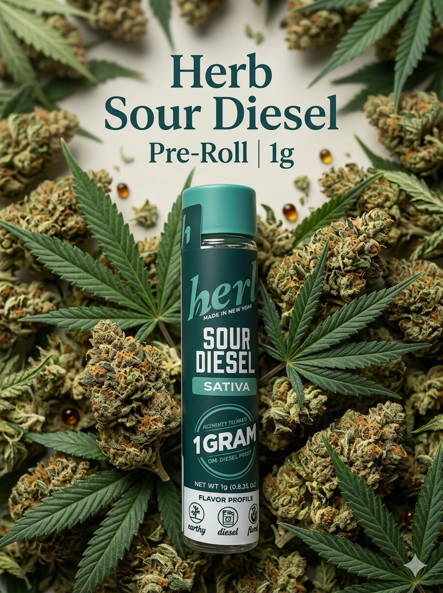 Herb | Sour Diesel | Pre-Roll | 1g