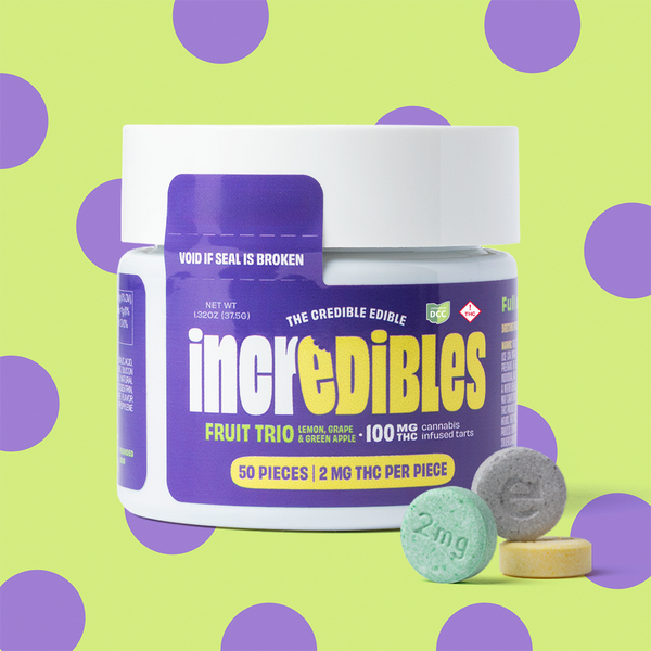 Fruit Trio | Tart | 50 pack | 100mg THC