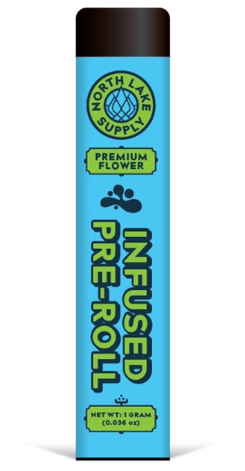 North Lake Supply - Gouda Gas X Slurricane - 1g/2pk - Liquid Diamond Infused Prerolls
