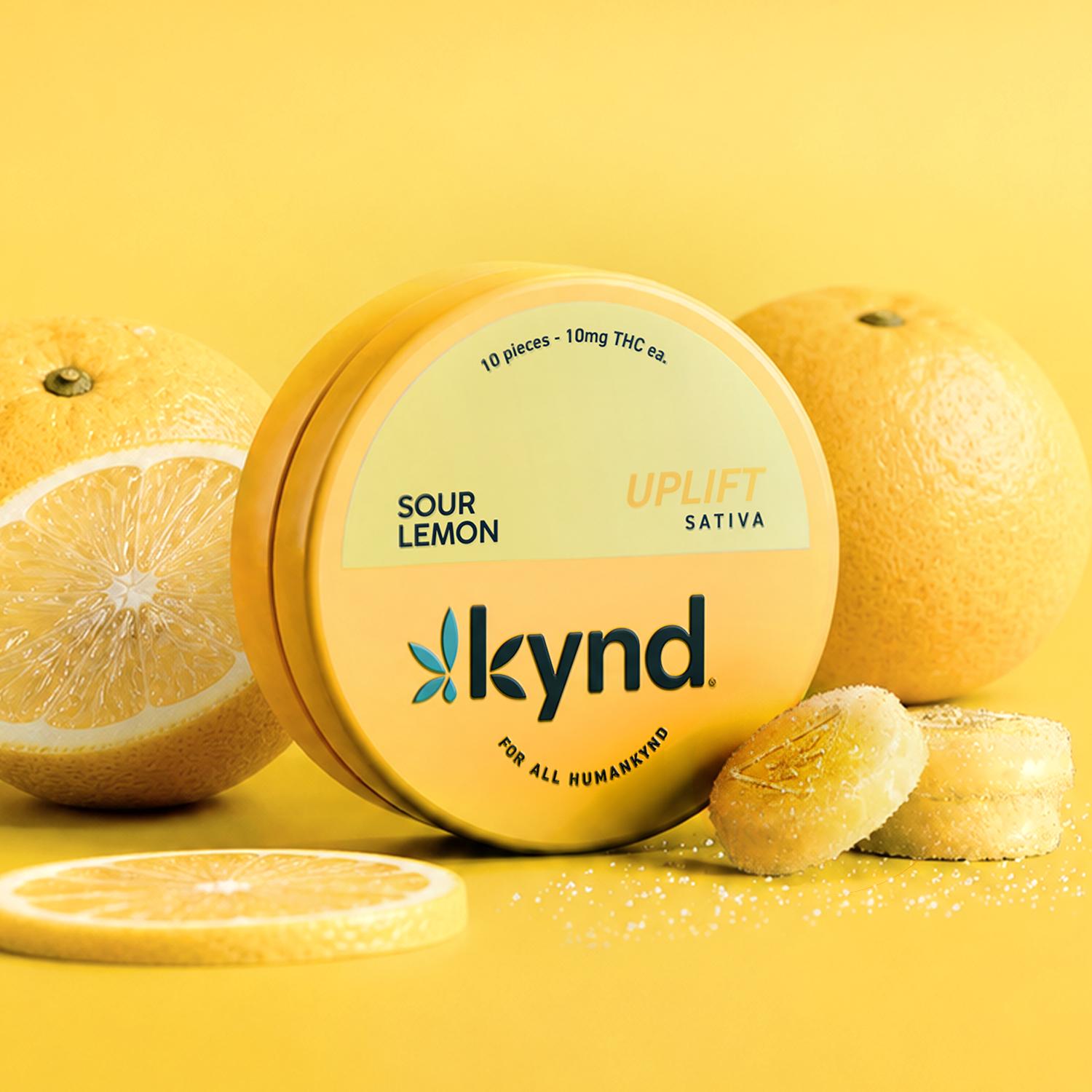 Kynd Uplift Sour Lemon (S) Gummies 10mg 10pk