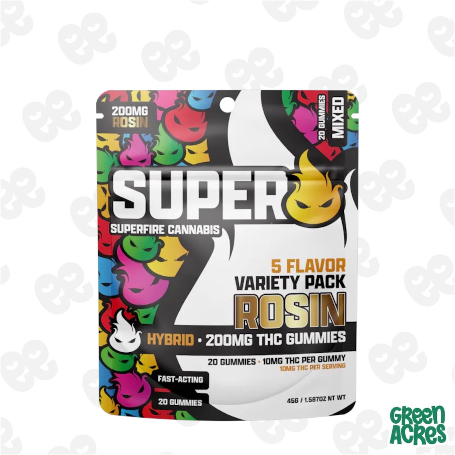 Superfire: Variety 200MG Rosin Gummies