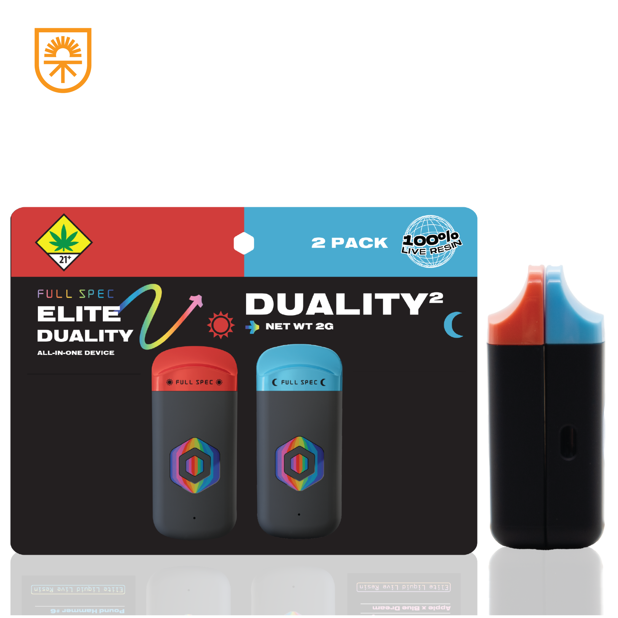 Vitamin THC x Pepe Le Pew Live Resin Elite Duality Disposable 2 Pack (1g x 2) 2g Full Spec *NON RETURNABLE*