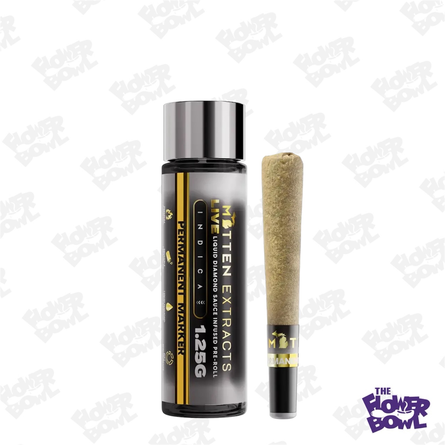 Mitten Extracts: Permanent Marker (I) Live Sauce Infused 1.25G Prerolls