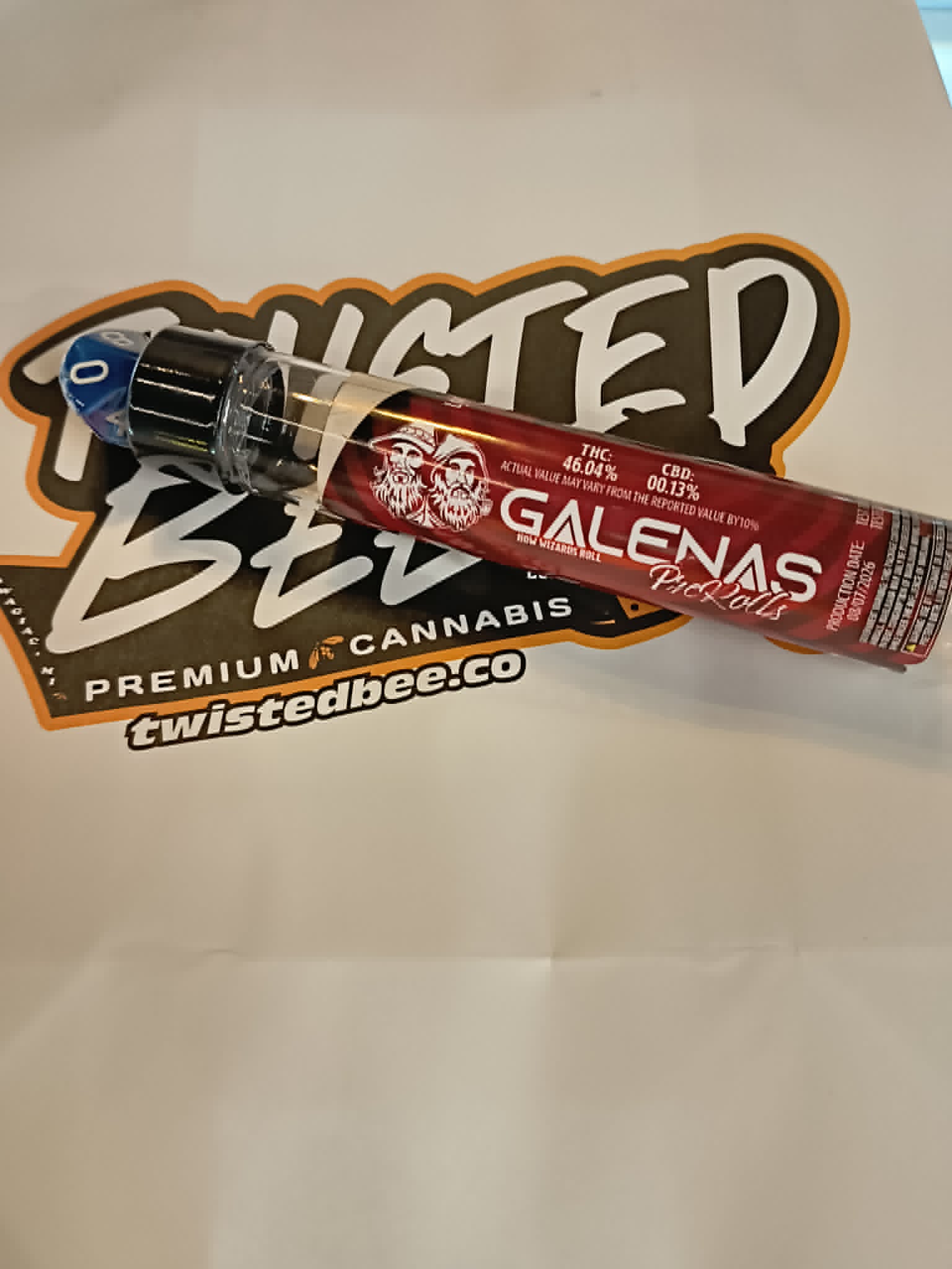 Galenas | Cherry Bacio | Live Rosin Infused Preroll | 1.2g | Indica