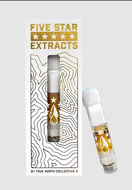 Five Star Extracts Double Rainbow 2.0 Live Resin Cart