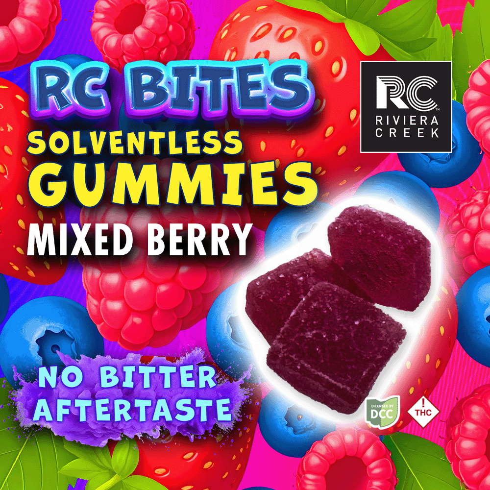 RC Bites - Solventless Gummies - Mixed Berry