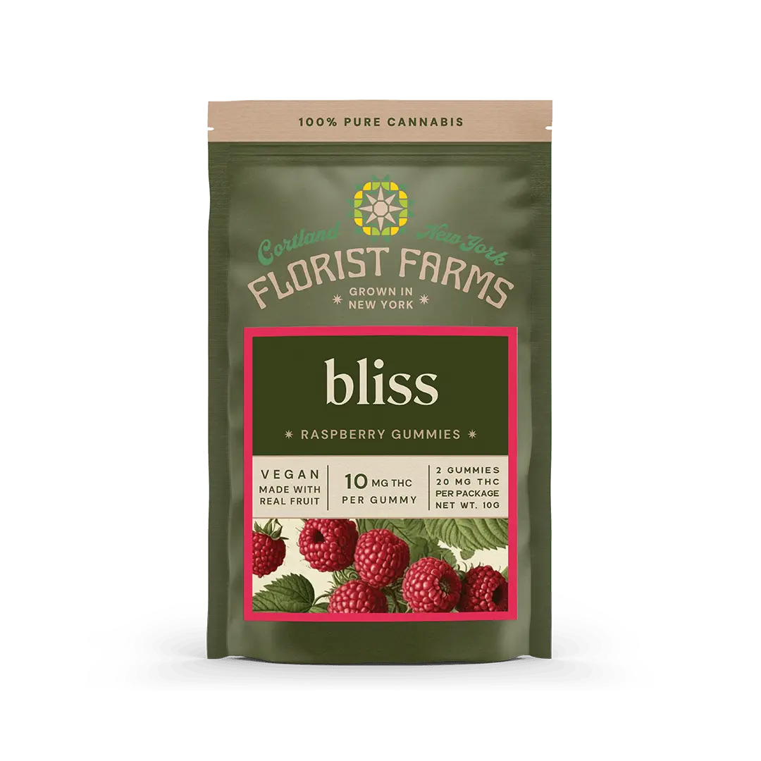 Florist Farms | Raspberry | Bliss Gummies | 2pk