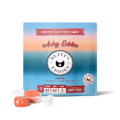 40mg Achy Cherry 4:4 Medicated Chews - 400mg