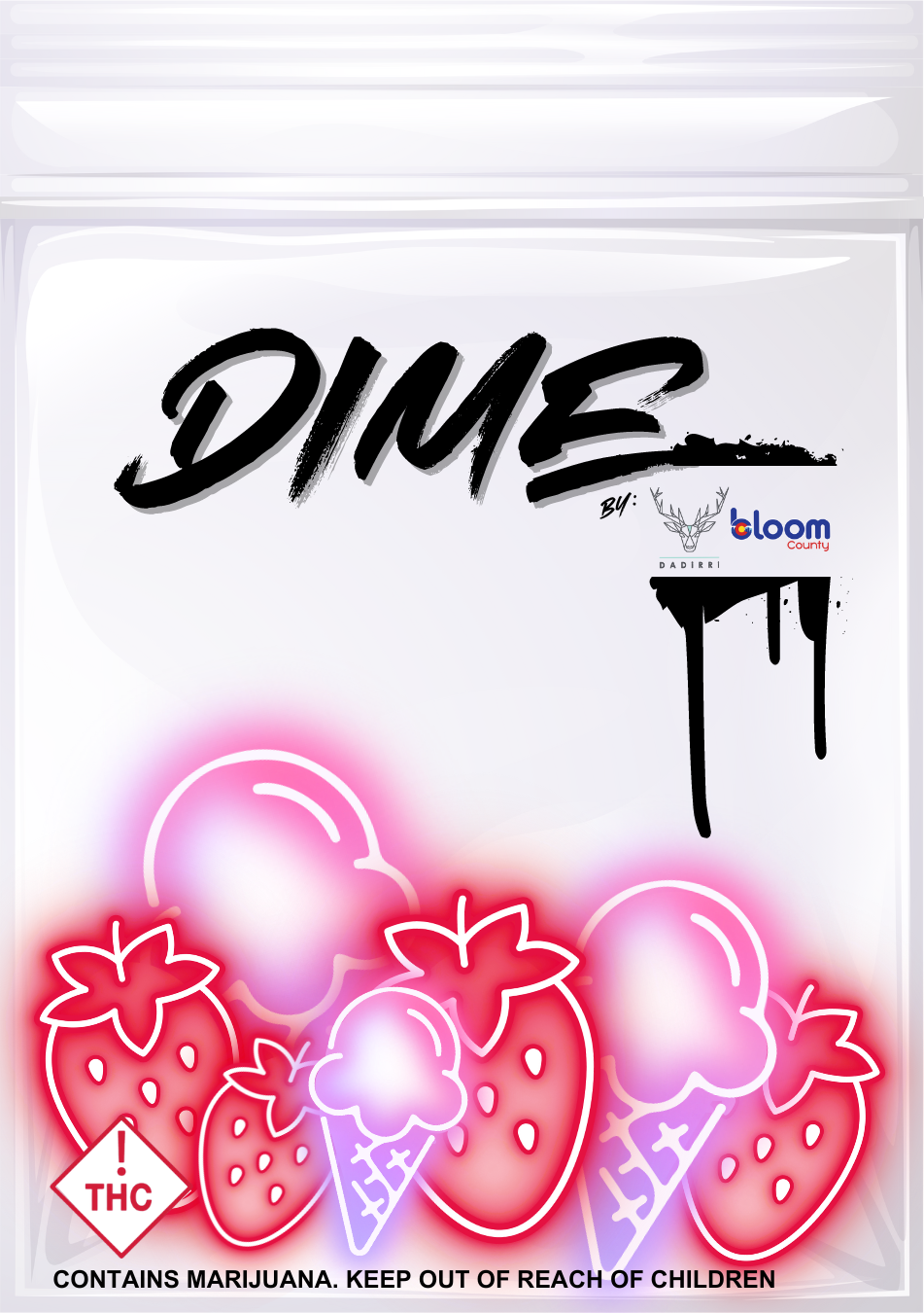 Dime Strawberries N Cream