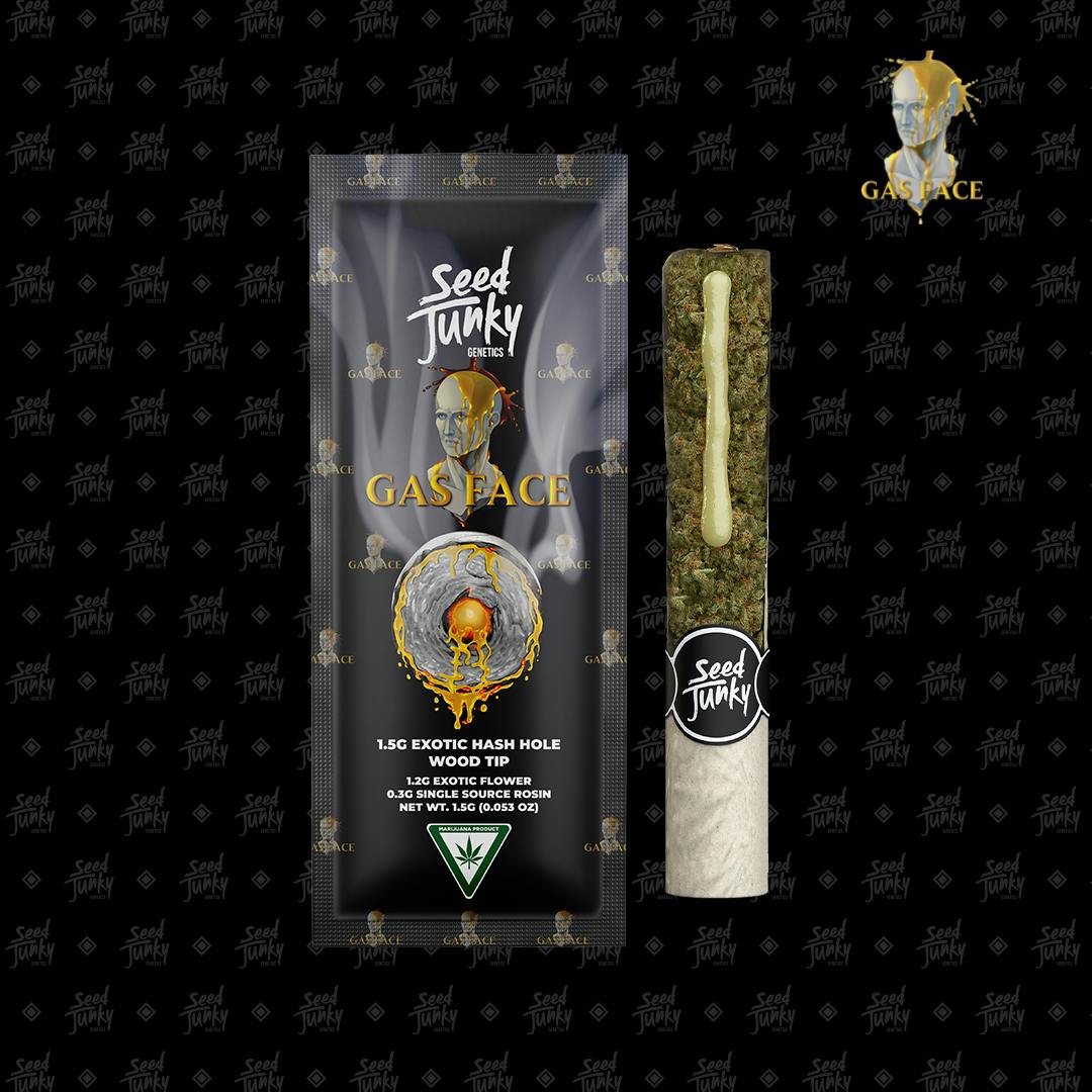 Seed Junky | Gas Face | 1.5g Hash Hole Donut