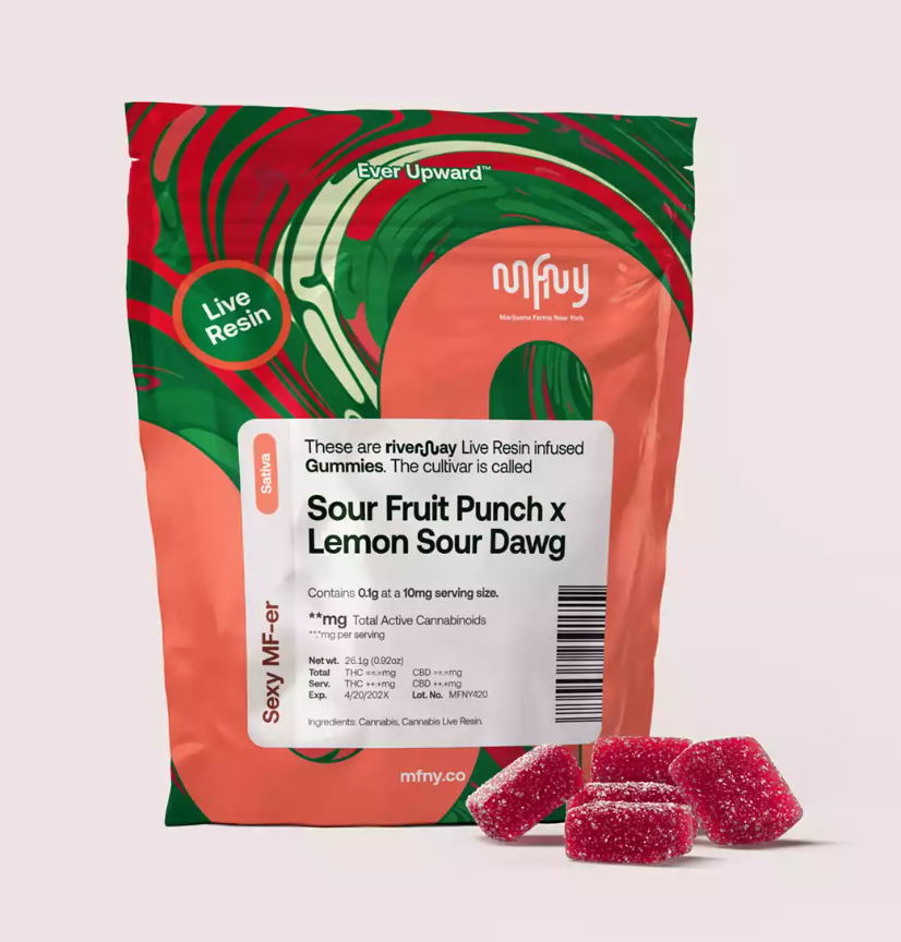 MFNY | Gummies 10 Pack | Sexy | Sour Fruit Punch x Lemon Sour Dawg Live Resin