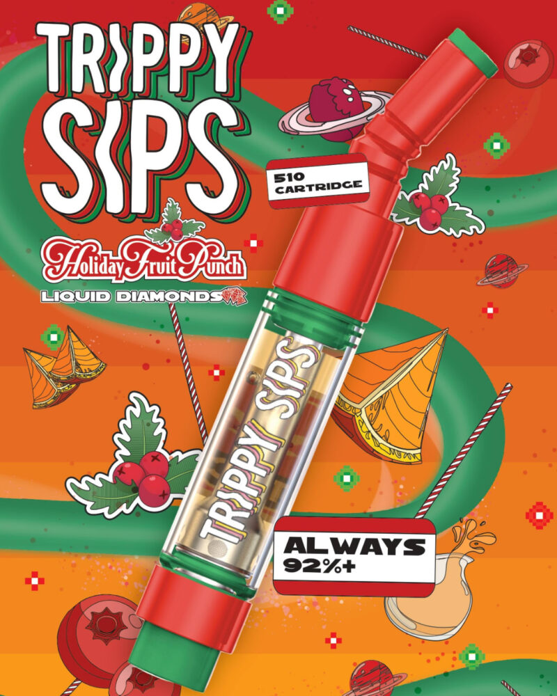 Trippy Sips - Holiday Fruit Punch - 1g - Vape Cartridge