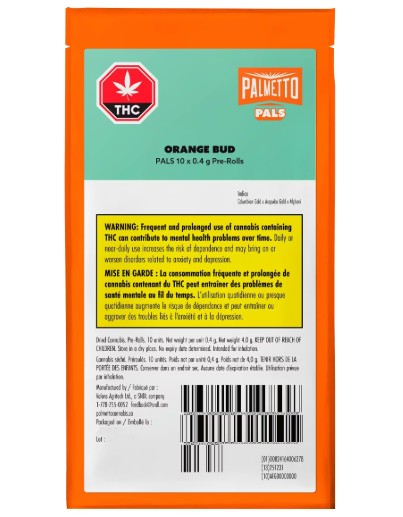 Orange Bud Pals Pre-Rolls - Indica - 10x0.4g