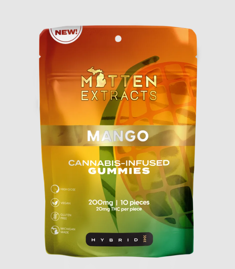 NEW! Mitten Extracts | Hybrid Fruit Chews | Mango (200mg)
