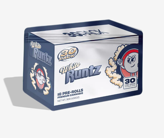 Distro 10 - 30 x Pre Rolls - White Runtz