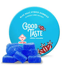 GUMMY BLUE RAZZBERRY (H) [10PK] 100MG