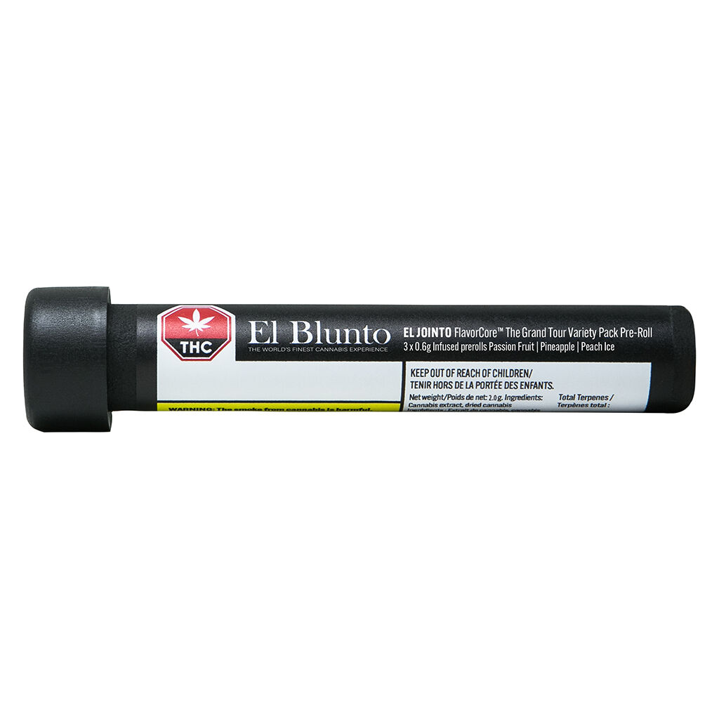 El Blunto - El Jointo FlavorCore The Grand Tour Variety Infused Pre-Roll - 3x0.6g (Passion Fruit)