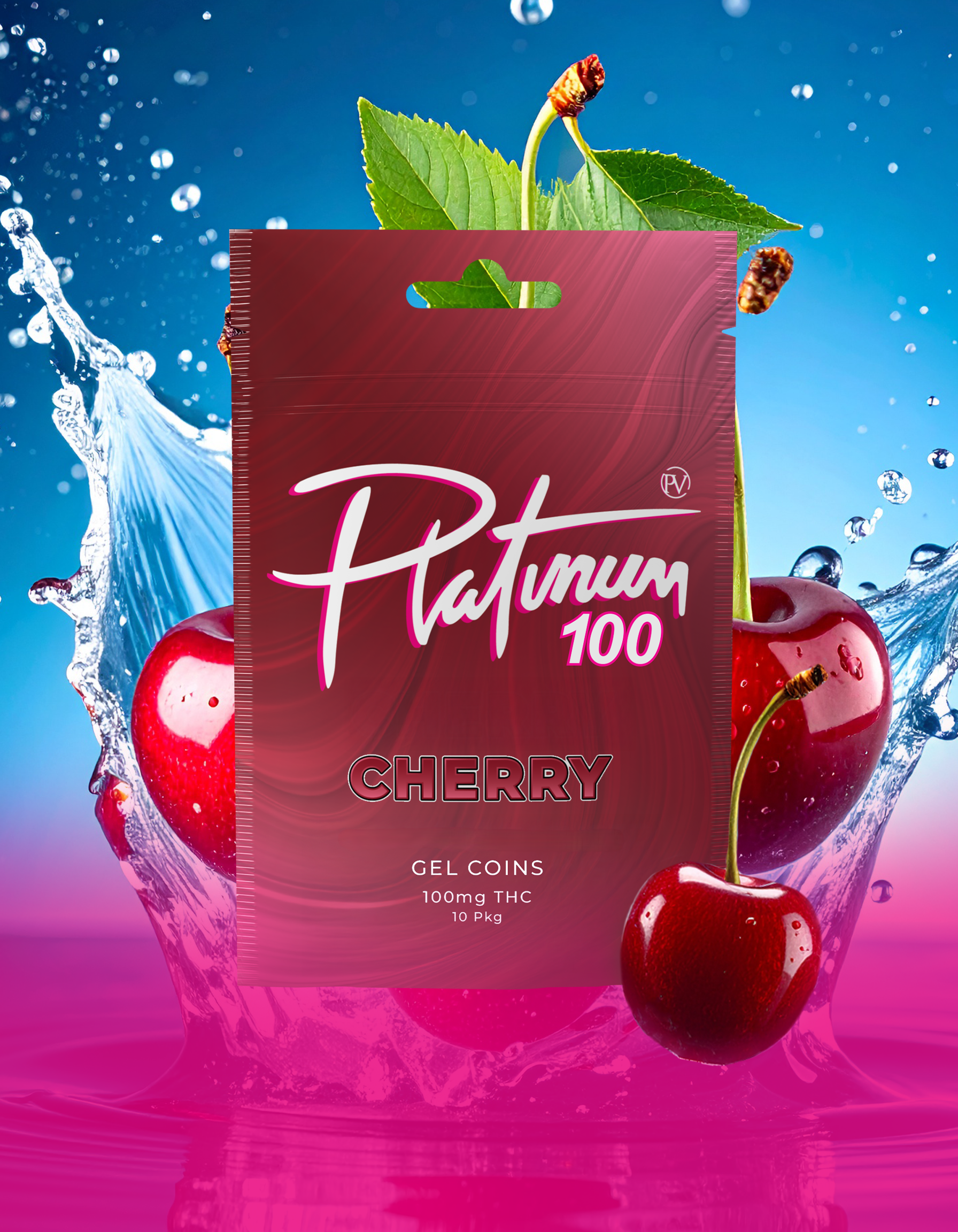 Cherry Gel Coins