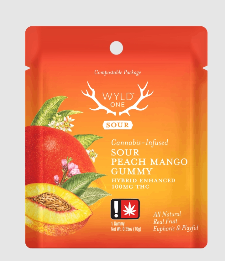 Gummy | Sour Peach Mango | 100mg
