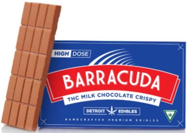 Barracuda Bar - Chocolate Bar - 200mg - Crispy Milk Chocolate