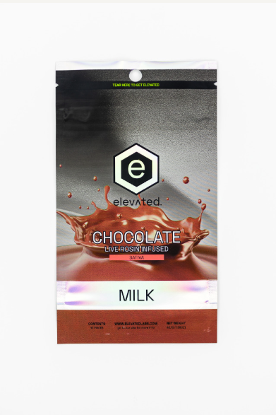 Elevated Live Rosin Chocolate-Milk Chocolate-100mg